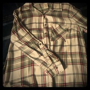 Plaid Button Up Tee🌱